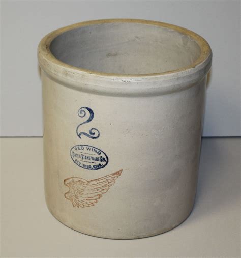 3 Gallon Red Wing Crock Union Stoneware Co. . 2 gallon red wing crock